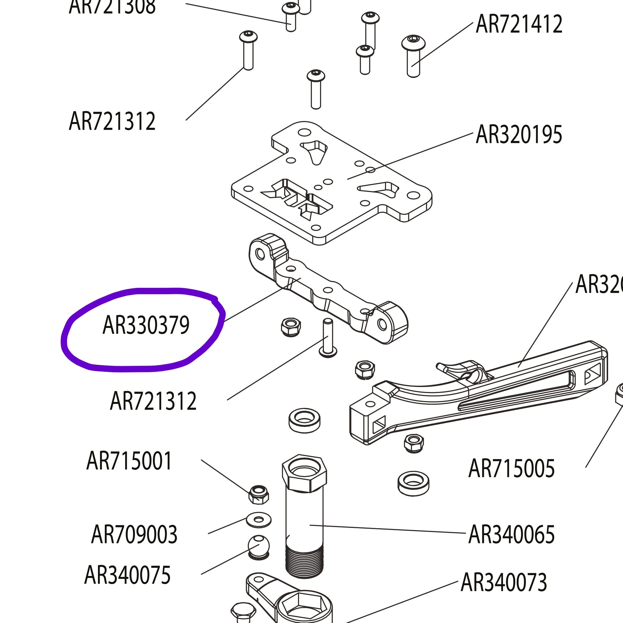 37166-KIT-MS MASTER-SPORT 103716600 Kit bras de suspension Essieu avant
