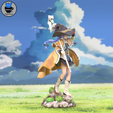 Roxy_Render_4.png Roxy Migurdia - Mushoku Tensei Anime Figurine STL for 3D Printing