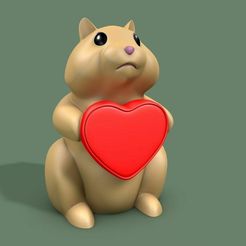 hamster-with-a-heart-3d-model-75ee124f74.jpg STL file hamster with a heart・3D printable model to download