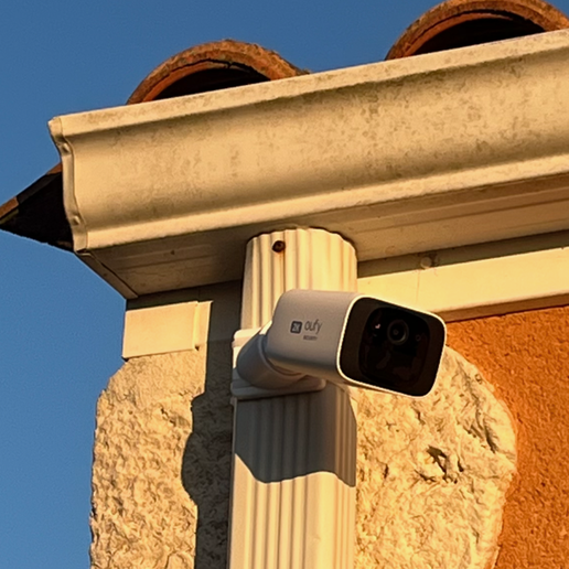 Eufy camera support downspout rectangle