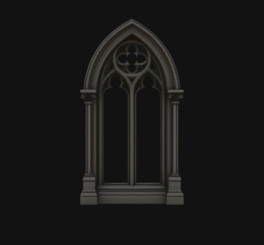gothic window frame3