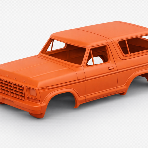 1978 Ford Bronco Ranger XLT, hollow shell, clean body, no interior, rc, trucks, crawlers, scale ,model