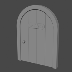 Puerta_SrPerez.png STL-Datei Die Tür der Zahnfee.・3D-druckbares Design zum Herunterladen