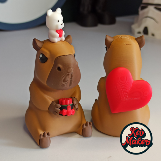 Valentine's Edition - CHIWI THE MAGNETIC CAPYBARA   ❤️🎁 3D model
