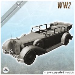1-PREM.jpg STL file Mercedes-Benz W31 German off-road vehicle (14) - Germany Eastern Western Front Normandy Stalingrad Berlin Bulge WWII・3D printer design to download