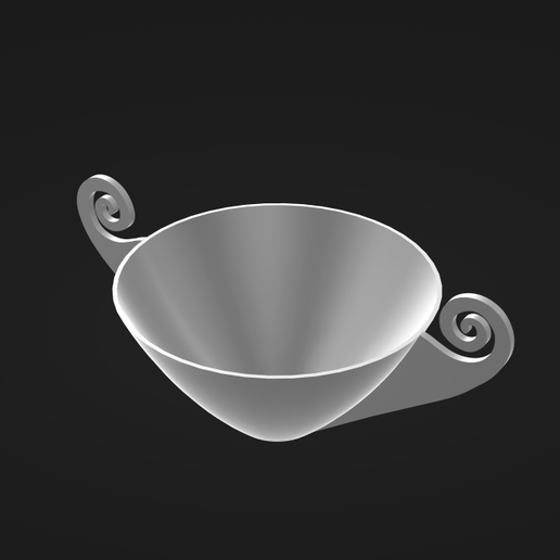 Viking bowl 3D model