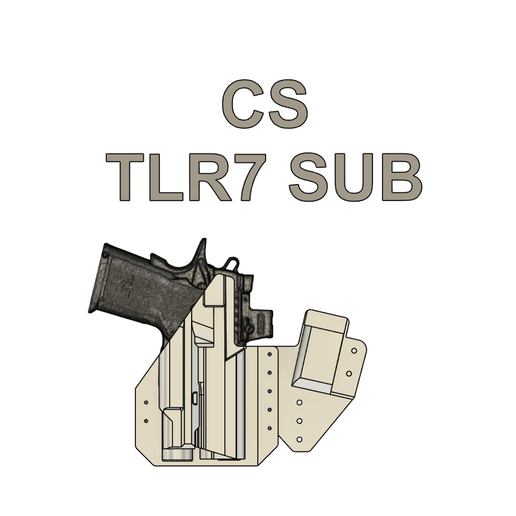 Staccato CS TLR7 Sub Sidecar Holster Mold