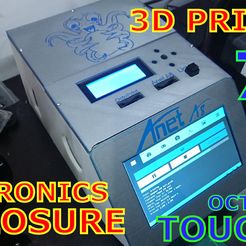 Thumbnail.JPG Archivo 3D gratuito Carcasa electrónica para impresora 3D - Pantalla táctil, placa base, MOSFET, fuente de alimentación, Raspberry, ventilador.・Objeto imprimible en 3D para descargar, IIZEROXII