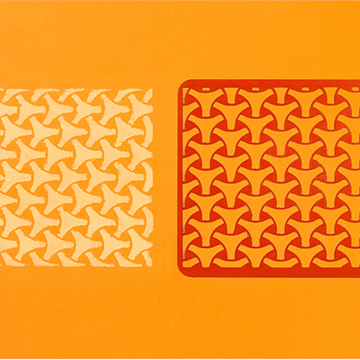 Trefoil Stencil 3D model