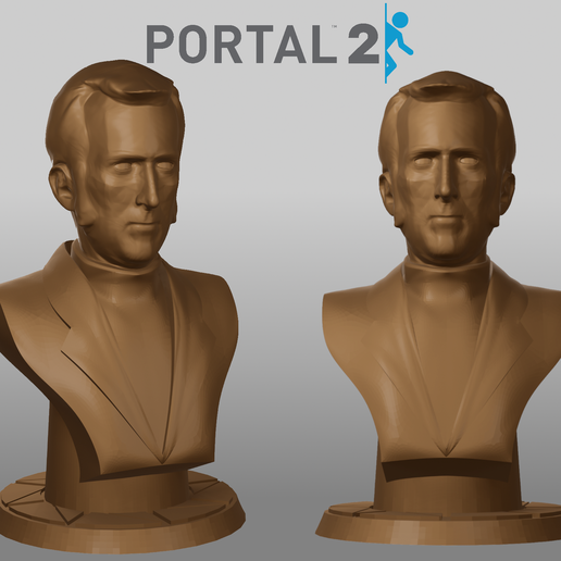Cave Johnson Bust (Portal 2)
