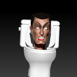 2023-06-02_11-58-46.png STL file skibidi toilet boss・Model to download and 3D print