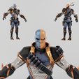 Portada.png Deathstroke Lowpoly RIgged