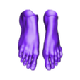 feet1.obj BJD DOLL/ 3D MODEL/ART/LEGS/OOAK/3D PRINTS