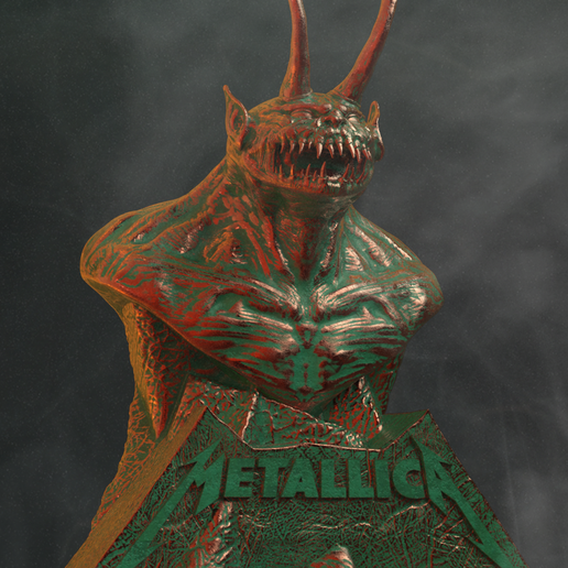 🔥 Metallica - Jump in the fire・Arquivo STL para Impressão 3D・Cults