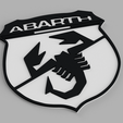 1.png Abarth Auto Logo Picture Wall