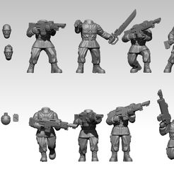render.jpg 3D file Penal legion: conscripts・Model to download and 3D print, davikdesigns