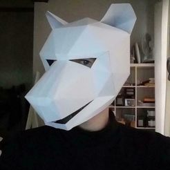 20180313_095343.jpg STL-Datei Low poli wolf paper mask kostenlos・3D-druckbares Modell zum herunterladen