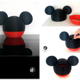mix.png Free STL file Mickey Mouse Money Box・3D printing template to download