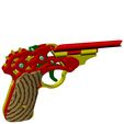rubber gun toy.jpg Rubber Gun toy full printable automatic loadable up to 7 rubbers