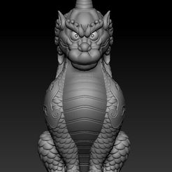 1.jpg STL-Datei Niedliche Biest-Dekore・3D-Drucker-Vorlage zum herunterladen