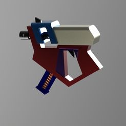 Pistol4.25.jpg Archivo 3D Pistola para un cosplay・Diseño para descargar y imprimir en 3D