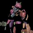 blender_vIDrx2wMf3.png Deadlock Cosplay Wrecker Default costume Valve's Deadlock Full armor and weapon Revolver Hell Gun Shotgun Sword Saber Cosplay Kit , kitbash ALl in one
