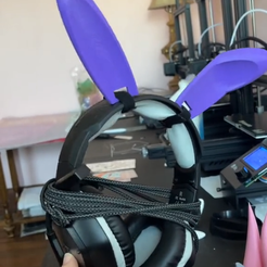 1.png STL file RABBIT EARS FOR HEADPHONES・3D printer design to download