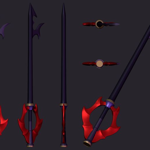 Render_03.jpg Kingdom Hearts - Cosplay Prop - Ansem, Keyblade of the Heart