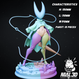 1000404157.png Hornet | Hollow Knight | Silksong | Version Nial3d | STL Figure