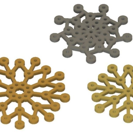 Geek PCB Snowflake Christmas Ornament A holiday snowflake for true tech enthusiasts!