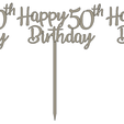 happy-birthday-40-50-60.png CAKE TOPPER HAPPY BIRTHDAY - With numbers