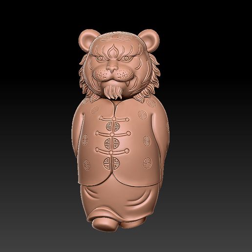 Tiger Lord, the Year of the Tiger has a great harvest 3D model