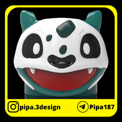 Caramelera-Bulbasaur-1.png STL file POKEMON POKEMON BULBASAUR HALLOWEEN CANDY BOX・3D printing design to download