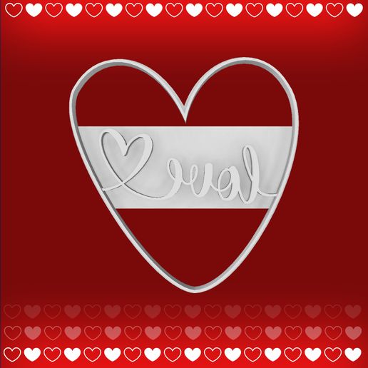 CUTTER & MARKER Heart Love - VALENTINE'S DAY 3D model