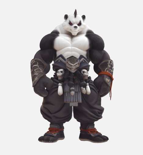 Kung Fu Panda Gym Bro's 8of30