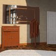 vintage_interior_render3.jpg 3D file Vintage Interior 3D Scene・3D printer model to download