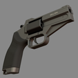 sam_revolver-3.png Death Stranding - Modelo 3D de Sam's Revolver