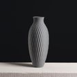 Bud-vase-with-wavy-texture-3d-model-for-3d-printing-stl-file.jpg Bud Vase for Dried Flowers, 3D Model for Vase Mode STL | Slimprint