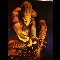 Spidey_TV.jpg Fichier 3D gratuit Spider Man Lithophane・Plan pour impression 3D à télécharger