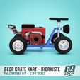 4.jpg Beer crate Kart / Fahrende Bierkiste - full model kit in 1:24 scale