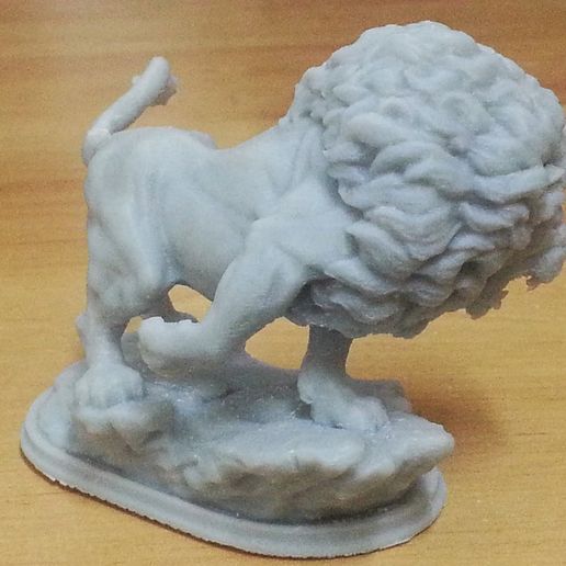 3.jpg Файл STL Strong Lion Sculpture・3D-печатная модель для загрузки, kfir