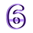 6.stl Number Cutter Set
