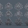 Cute-Octopus-Designs-Pack0003.jpg Милый осьминог - 12 декоративных рельефных моделей для лазерной 3D-печати с ЧПУ