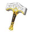 Mjolnirx.png Mjolnir Hammer Replica | Thors Hammer | God Of War | Norse Mythology | By CC3D