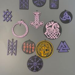 Full-Collection.jpg STL file Viking collection・3D print design to download