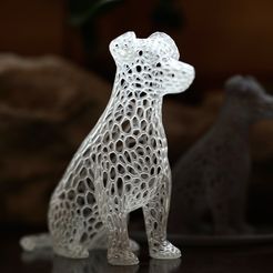 REF02585.jpg Dog Voronoi Modern Elegant 3D Model