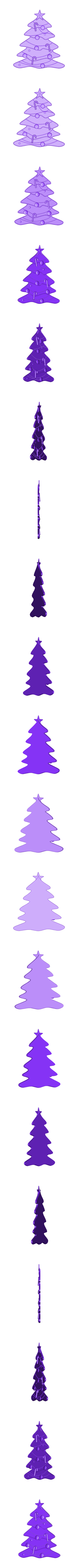 CreativeTools.se_-_ZPrinter-model_-_Christmas_tree.stl Download free STL file Flat decorative Christmas tree • 3D printer template, CreativeTools