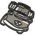 MATE.png Tow Mater cookie cutter