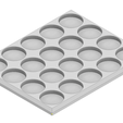 hoard-base-tray-square-formation-25mm-4x5.png 25mm base tray collection (for 3d printing)