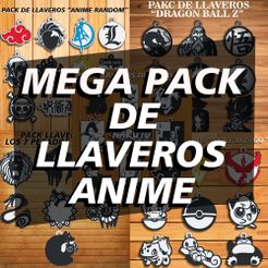 i if aH) ft | a 4 We Ey ord DE LLAVEROS Pal beLL Lt a5 ee | A) PROS eS — MEGA COMBO 5 " 5 PACKS DE LLAVEROS ANIME " / KEY CHAIN